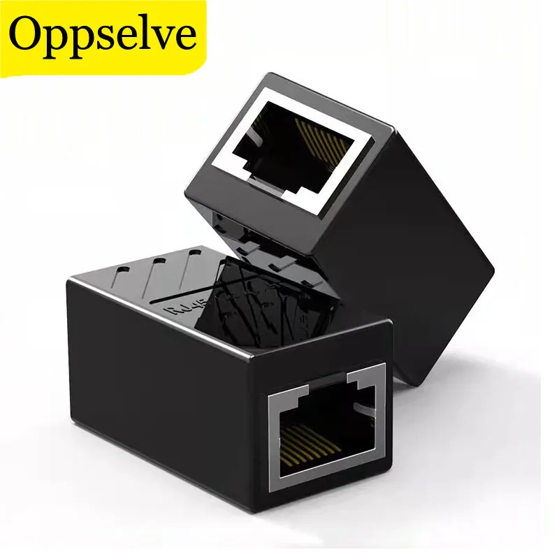 Сетевой соединитель RJ45 Cat7/6/5e Ethernet адаптер 8P 8C кабельный удлинитель для LAN