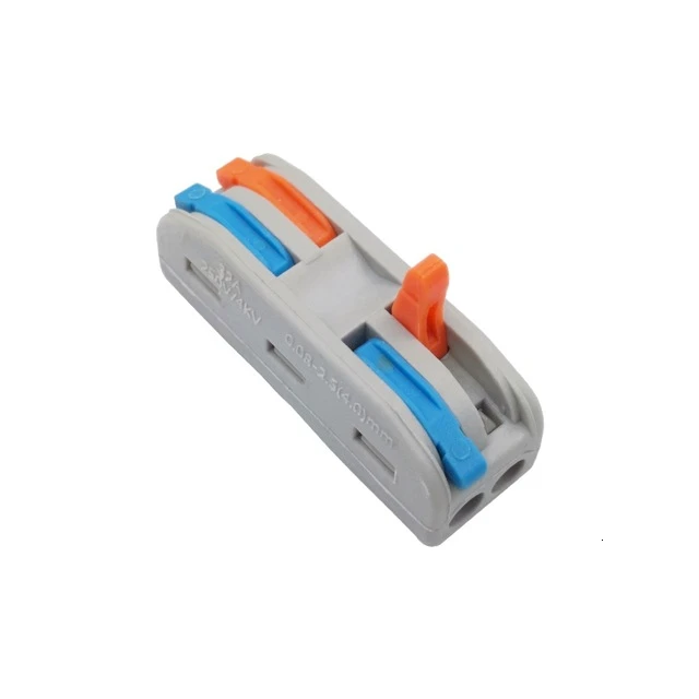 SPL-2B PCT-222 412/413/414 Wo компактный проводной соединитель проводник клеммный блок с рычагом 415-0,08 мм2 SPL-2/3 LSA-1/5 Go - Цвет: SPL-2B