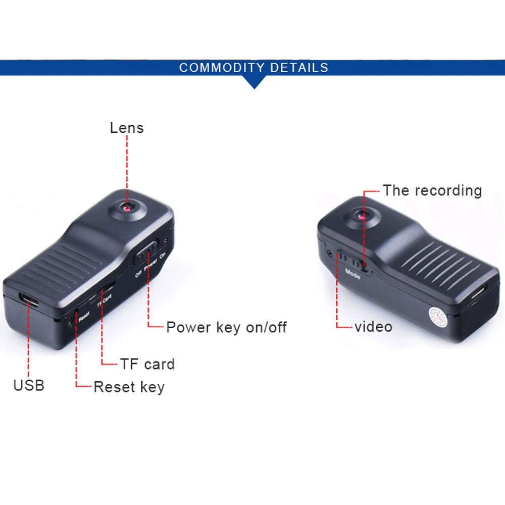 720p Мини камера секретная видеокамера Цифровая Видео Аудио рекордер DV DVR для