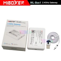 miboxer wl box1 2 4ghz gateway wifi controller dc5v compatible with iosandriod system wireless app control for led strip light