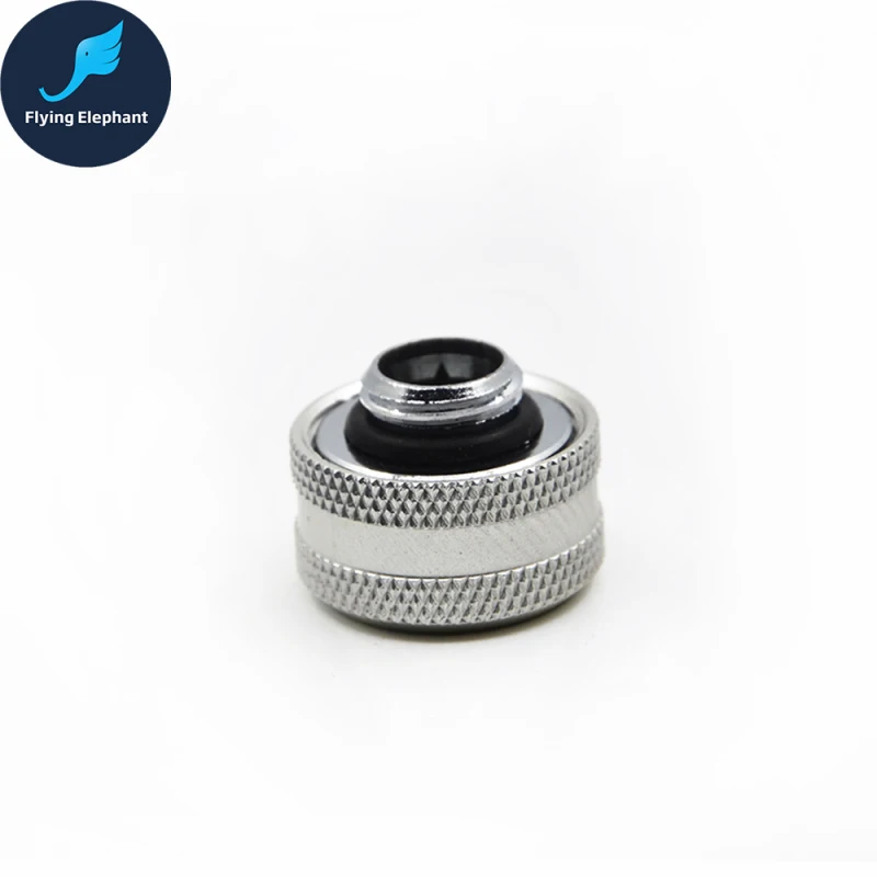 Жёсткий трубчатый Компрессионный фитинг OD 16 мм ручная затяжка 3 круга 5 цветов для