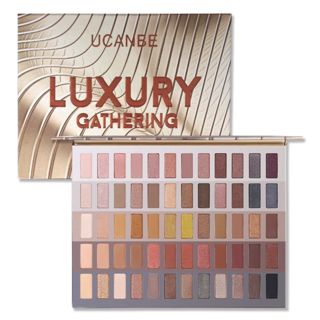 

UCANBE 60 Colors Shimmer Matte Eyeshadow Palette Luxury Gathering Makeup Palette Smoky Pigment Shadows Fashion Beauty Cosmetics