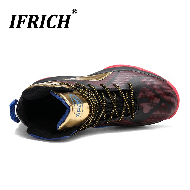 Новое поступление дешевые баскетбольные кроссовки для мужчин золотые синие