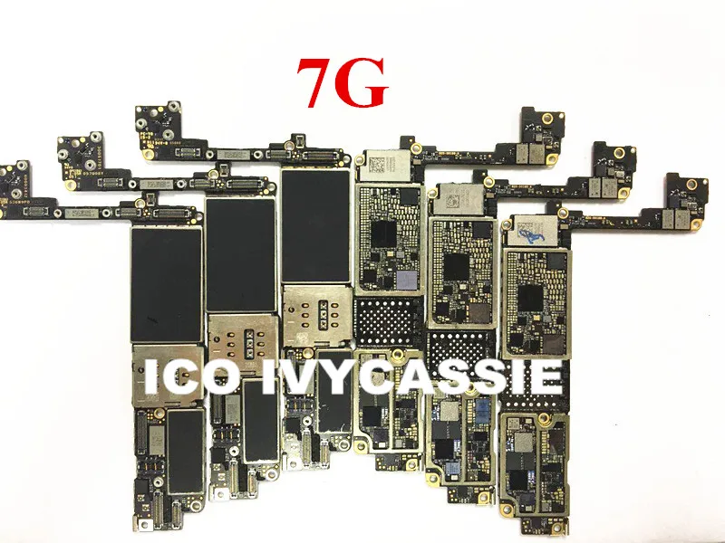Для iPhone 7 7G 7Plus 8 8P X б/у материнская плата без флеш-чипа Nand, не работает на логике, основная плата pracse Skill