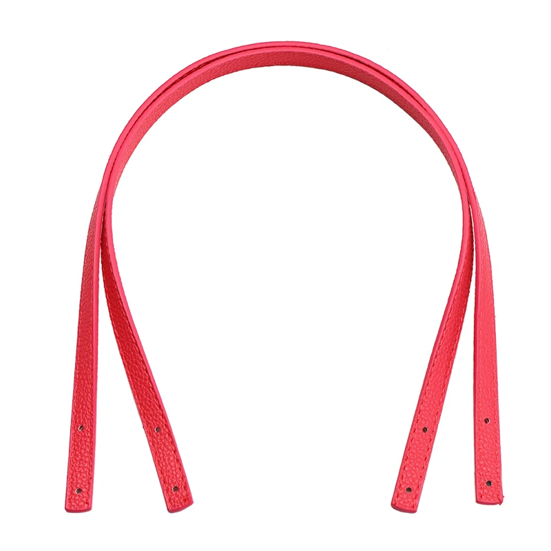 New 57cm Long PU Leather Shoulder Bag Strap Lychee Pattern bag Handles DIY Replacement Handle for Handbag Belts Bag Accessories