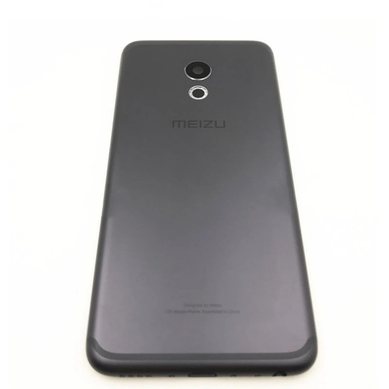

Оригинальная новая задняя крышка батарейного отсека чехол 5,2 дюйма для MEIZU PRO 6 с логотипом без кнопок регулировки громкости без вспышки