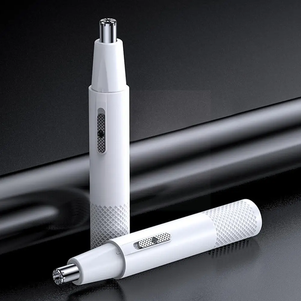 

Electric Nose Hair Trimmer Steel Blade Usb Charging Ear Nose Easy Waterproof Trim To Sideburn Hair Clean Hair Eyebrows