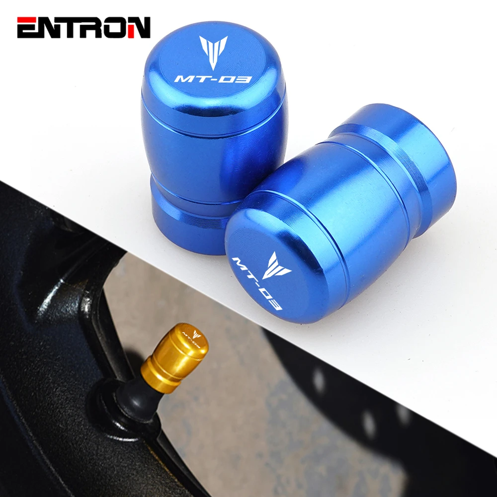 

Мотоциклетные аксессуары с логотипом MT03, колпачки клапанов шин Yamaha MT-03 MT 03, крышки штока воздушного порта шин 2015 2016 2017 2018 2019