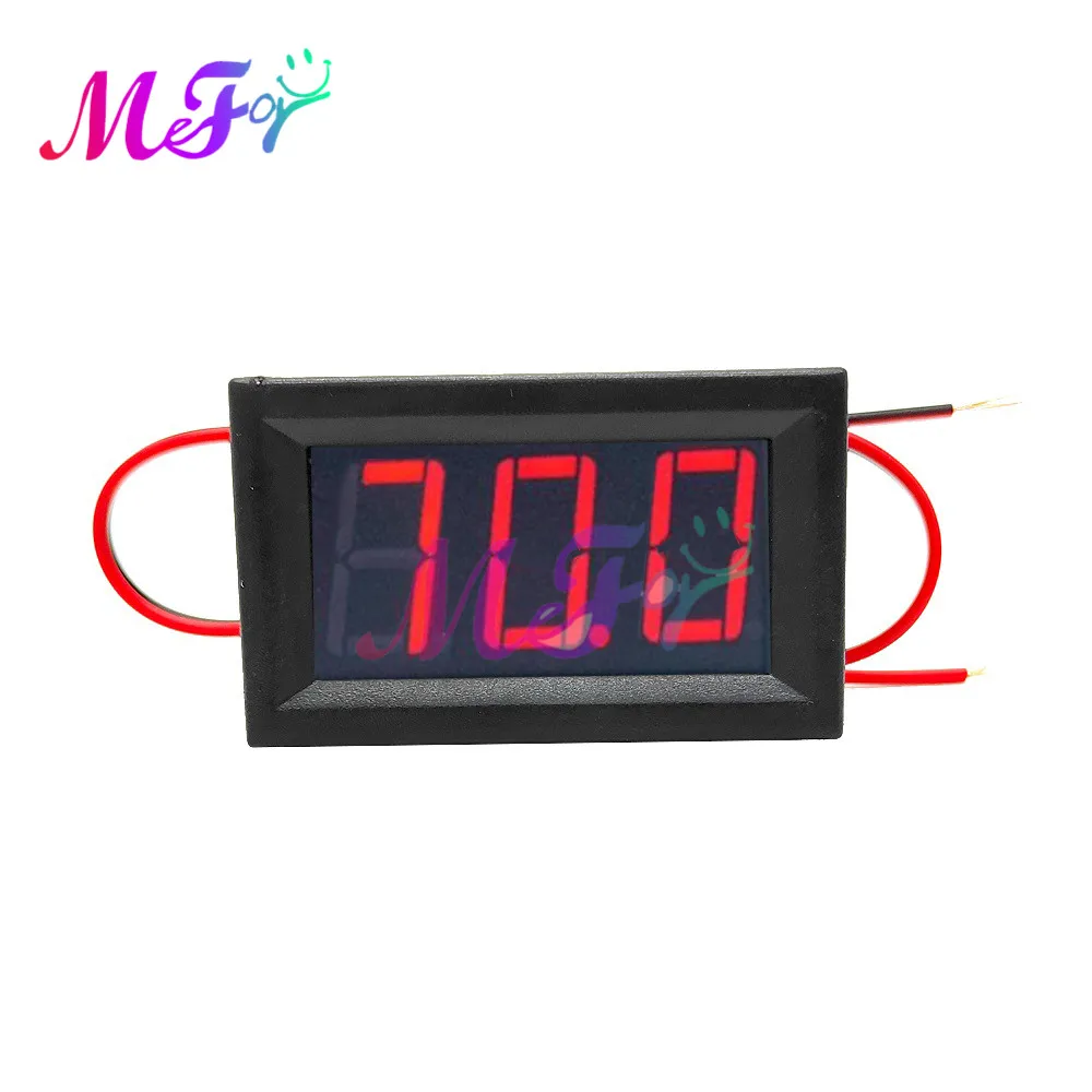 Digital Voltmeter DC 5V to 120V Voltage Panel Meter Red/Blue/Green For 6V 12V Electromobile Motorcycle Car | Инструменты