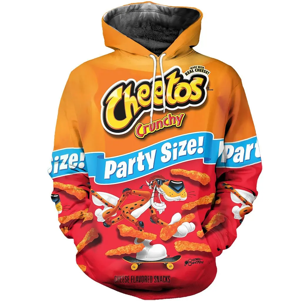 

Fashion 3D Print Streetwear Cheetos Crunchy Funny Unisex Hoodie/Sweatshirt/Zipper B-548