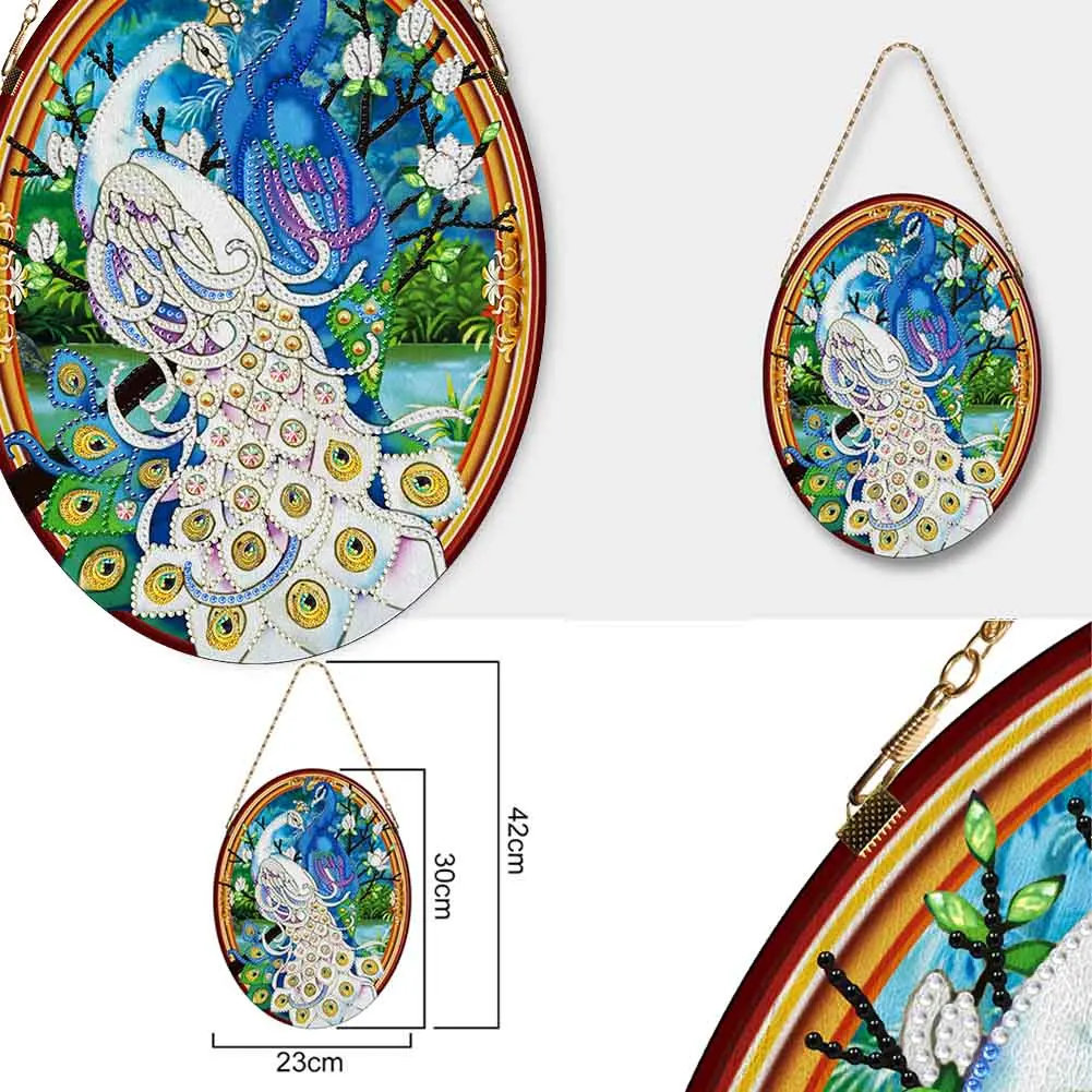 Delicate DIY Diamond Painting Mural Special Shaped Rhinestones Drills Pendant Home Bedroom Wall Decor | Дом и сад