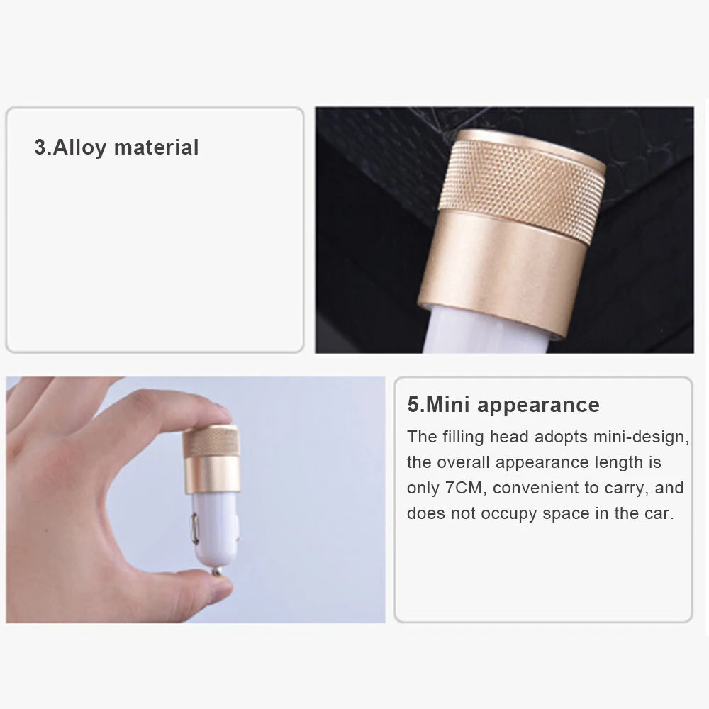 Автомобильное зарядное устройство Mini USB для телефона лучший металлический