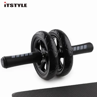 no noise abdominal wheel ab roller with mat for gym exercise fitness equipment