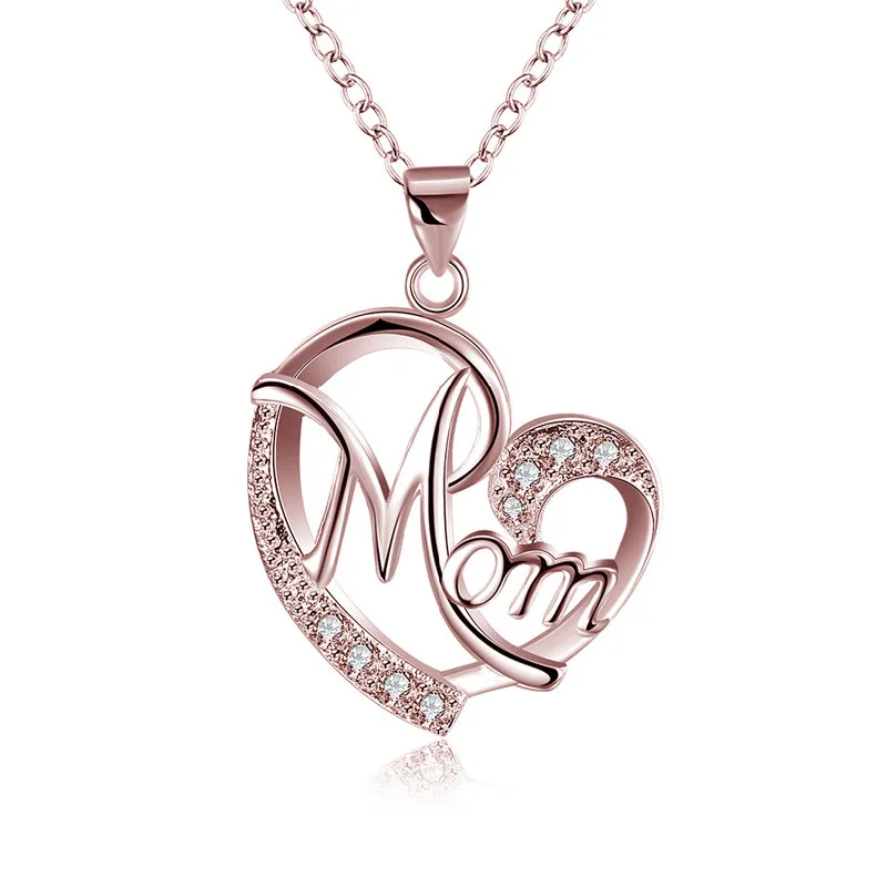 

Cross-border supply AliExpress eBay hot sale mom love necklace alphabet short money chain wholesale spot