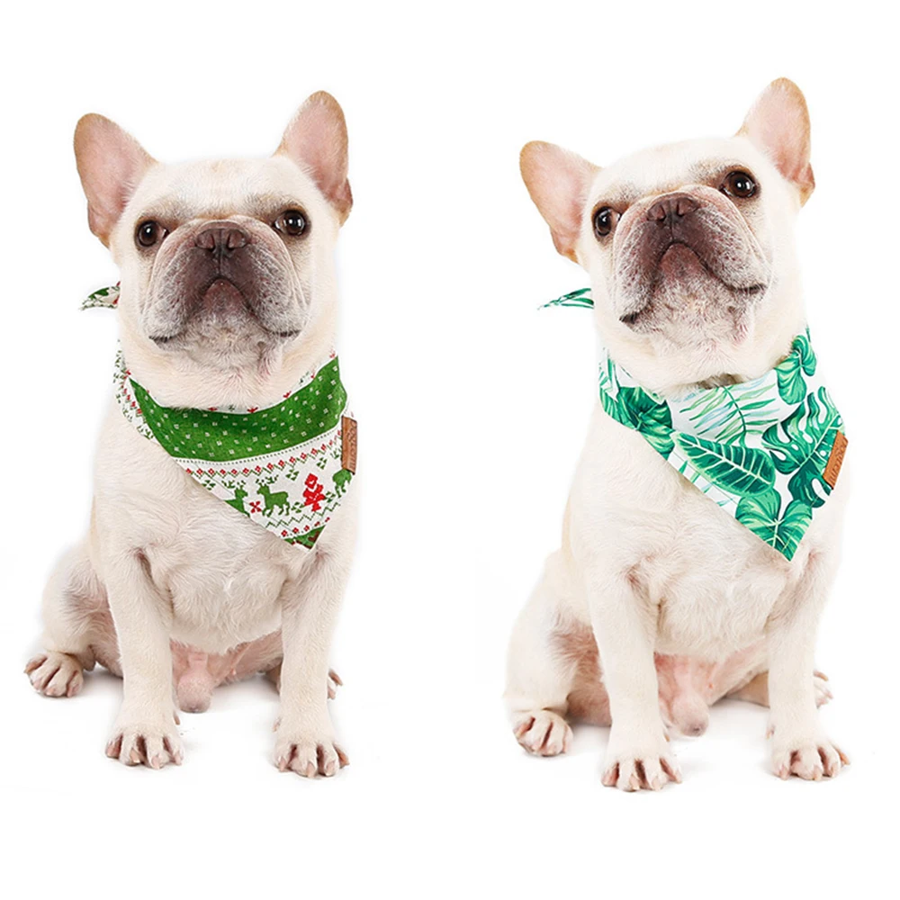 Собака Бандана Маленькие и большие размеры нагрудники собака вытирания слюней