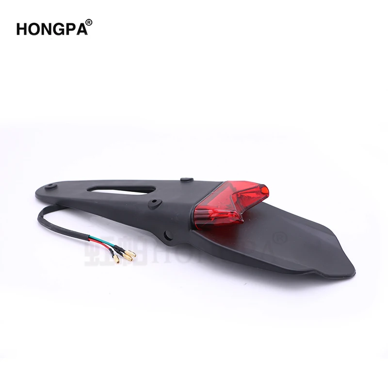 Держатель кронштейна номерного знака заднего крыла мотоцикла с 12V Светодиодный