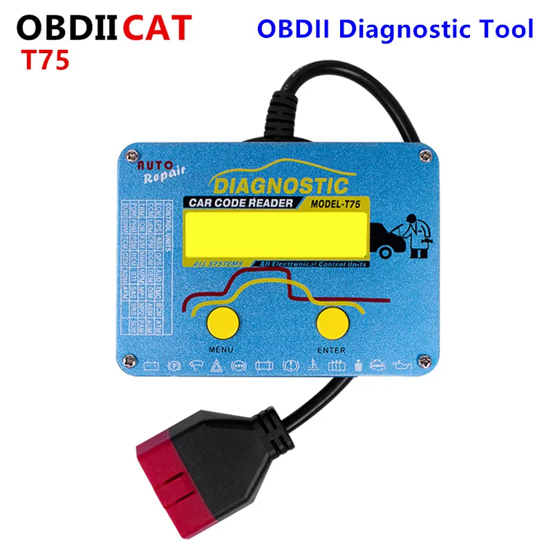 

OBDIICAT Professional Auto Code Reader T75 for Vo-l-vo after 2001 All System Engine ABS SRS Diagnostic Scanner
