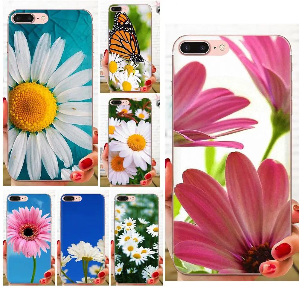 Для huawei Honor 4C 5A 5C 5X6 6A 6X7 7A 7C 7X8 8C 8S 9 10 10i 20 20i Lite Pro защитный чехол на заднюю панель из полиуретана Daisies фон