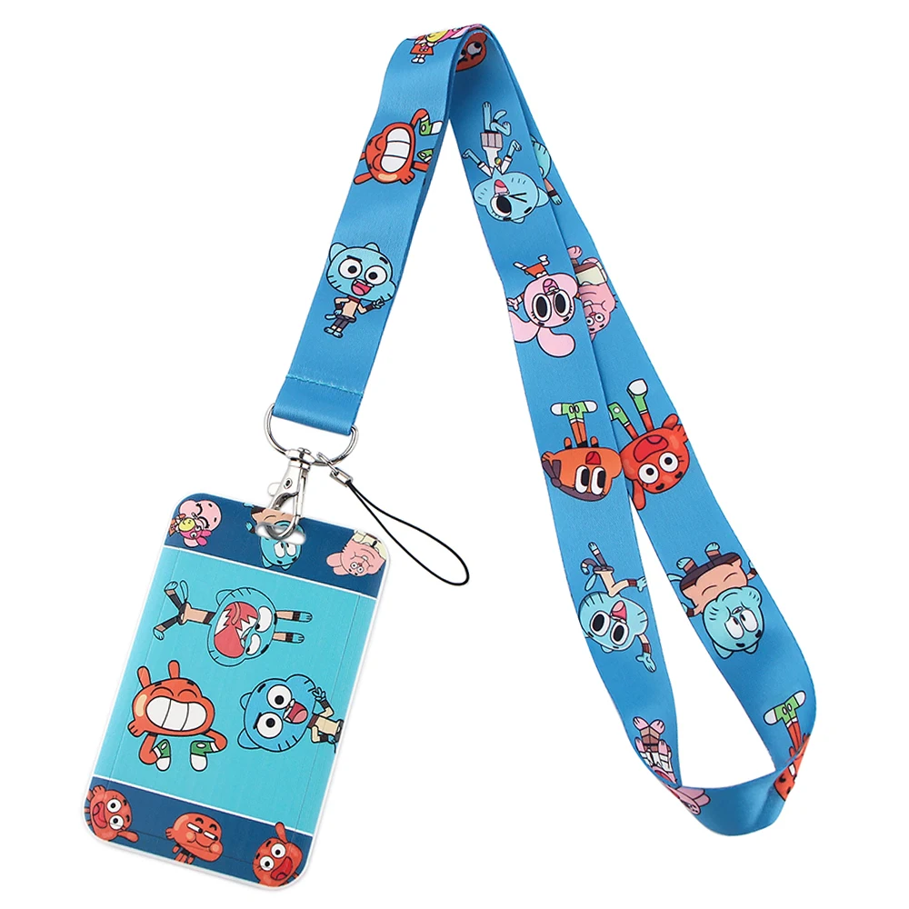 P4023 Dongmanli аниме Lanyards Id Badge Holder Брелок ID Card Pass Gym Mobile Key Holder|Брелоки| |