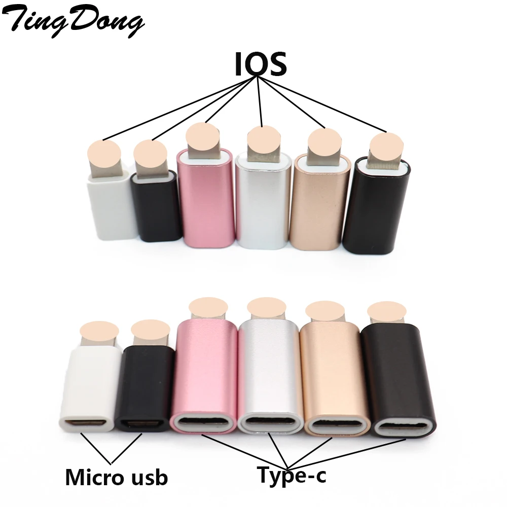 8-контактный конвертер к Micro USB адаптер для Android iPhone 5/5S 6/6s Plus iPad 4 Air 2 Зарядное устройство Кабельный разъем для iOS 8pin Порты и разъёмы