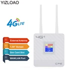 YIZLOAO CPE 4G Wi-Fi роутер 4G GSM шлюз FDD TDD LTE WCDMA беспроводной модем роутер Sim внешние антенны точки доступа порт WANLAN