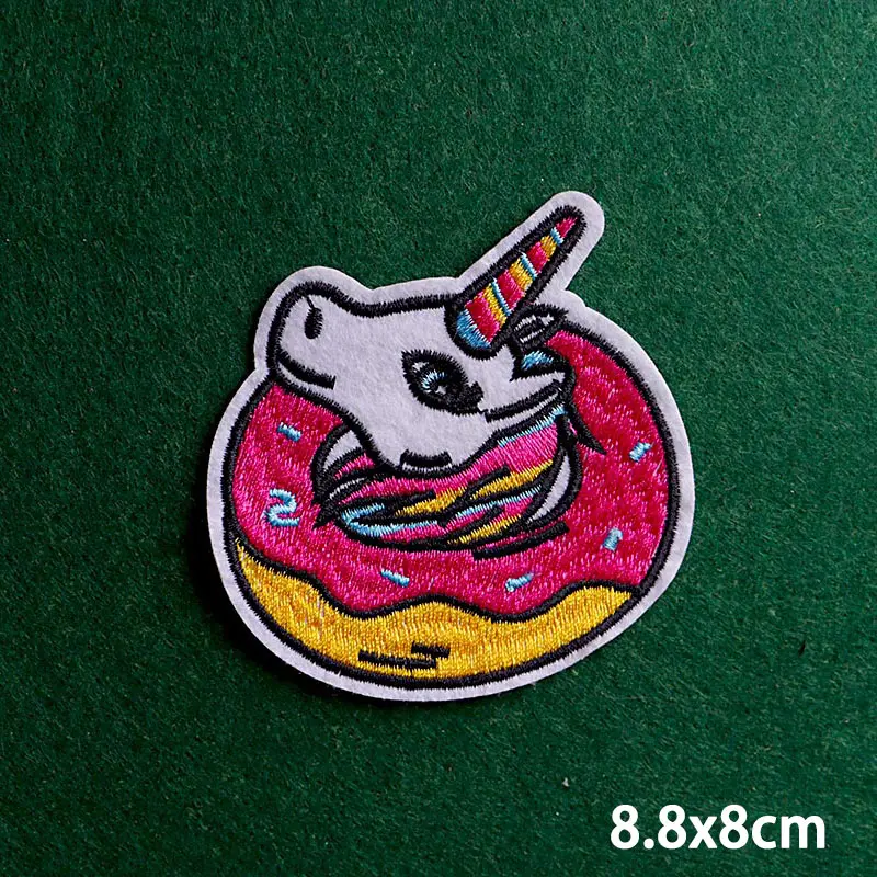 Термоклейкие нашивки для одежды с радужным единорогом 2 шт. | Дом и сад