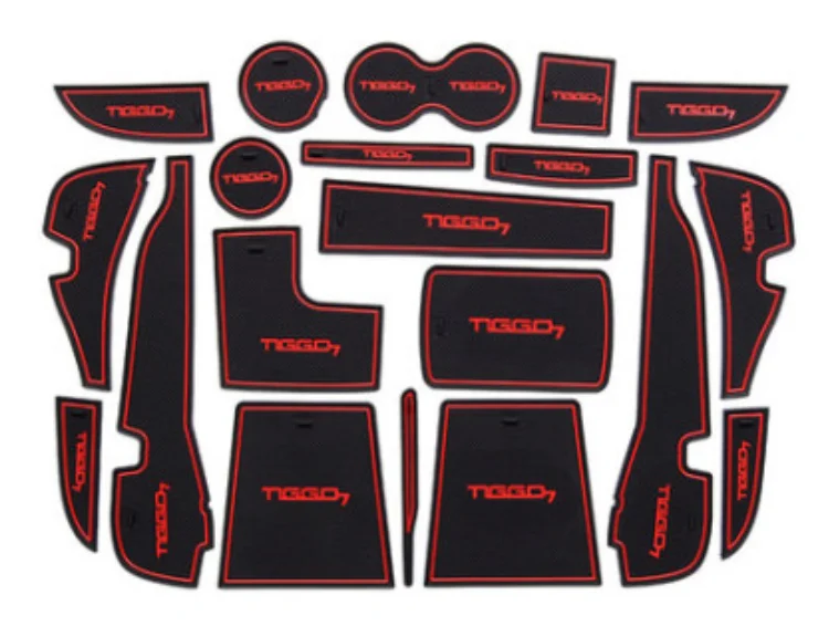

Anti-Slip Gate slot cup mat, Interior Door Pad/Cup Non-slip pad Accessories for chery tiggo 8 8plus
