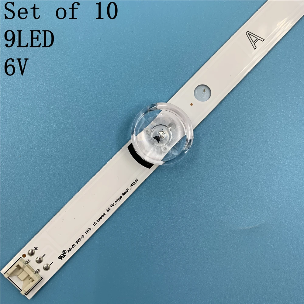 100% Новинка 6916L 1944A 1945A светодиодный подсветка для LG 49 дюймов ТВ 49LF5500 innotek 49Lb5550 DRT 3 0