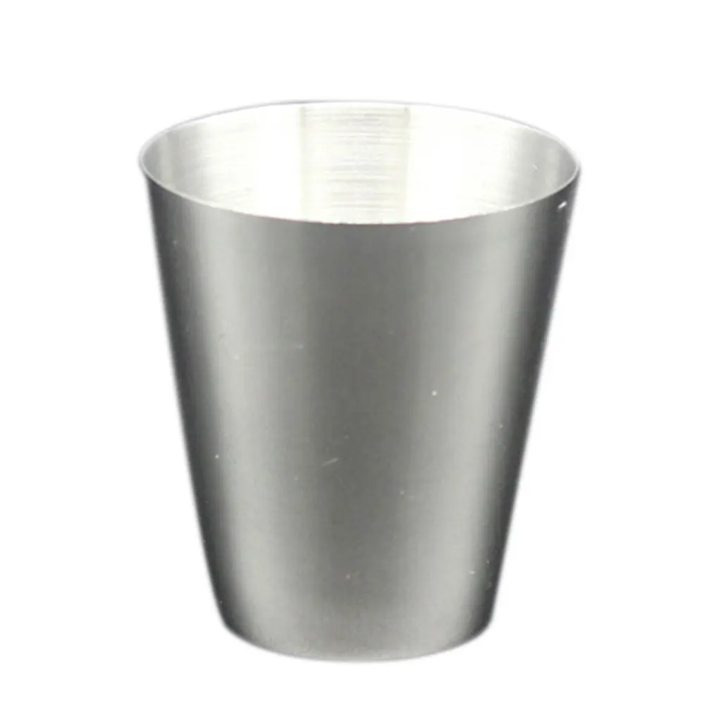4 шт./компл. 30 мл мини стаканчик из нержавеющей стали для бокалов вина