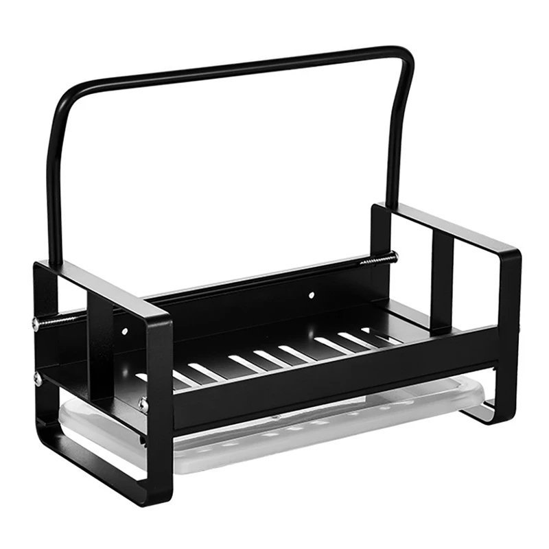 

1 шт. стойка для кухонной раковины алюминиевый держатель для губки вешалка для полотенец кухонная сушилка с сливом Подставка Для Сковороды (...