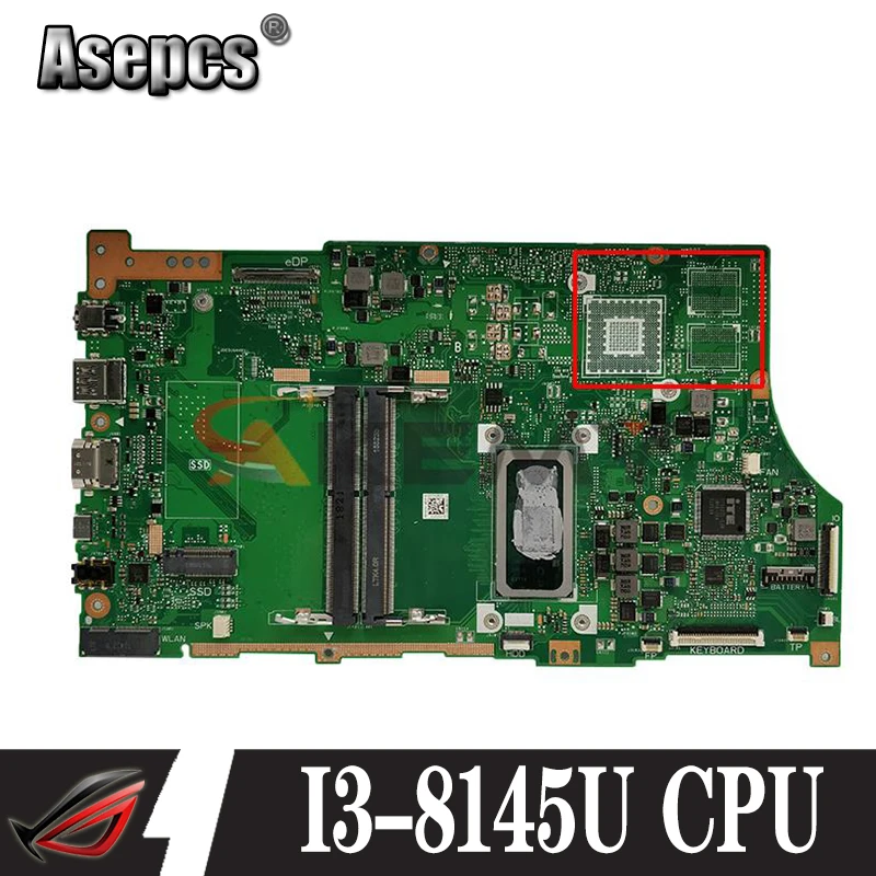 

X530FA laptop motherboard is suitable for ASUS X530F X530FN X530FA S5300F original motherboard I3-8145U 100% test runs well