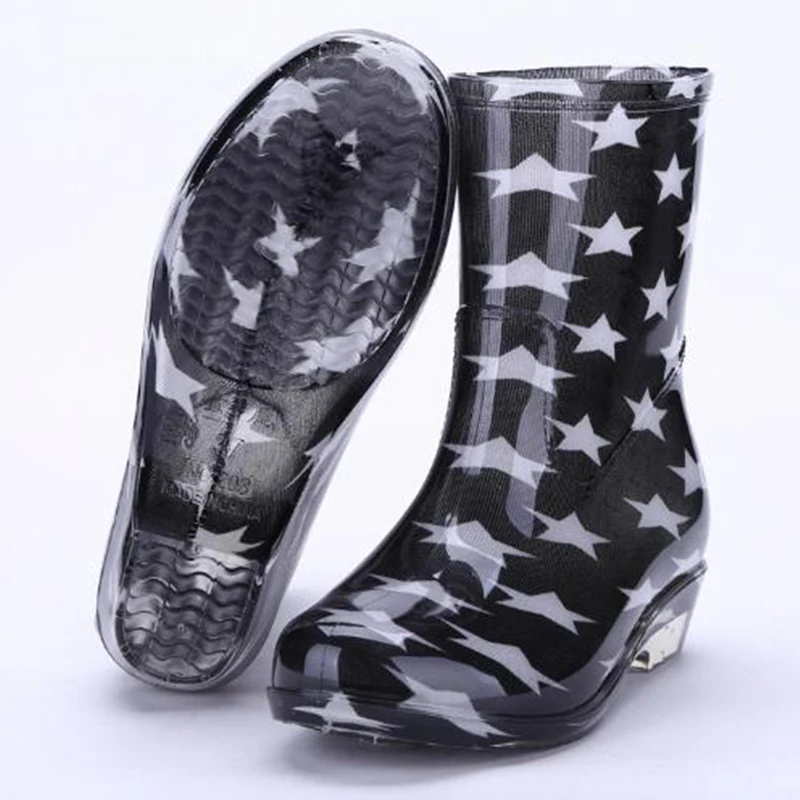 Aleafalling платье нового дизайна для девочек Непромокаемые сапоги Водонепроницаемая