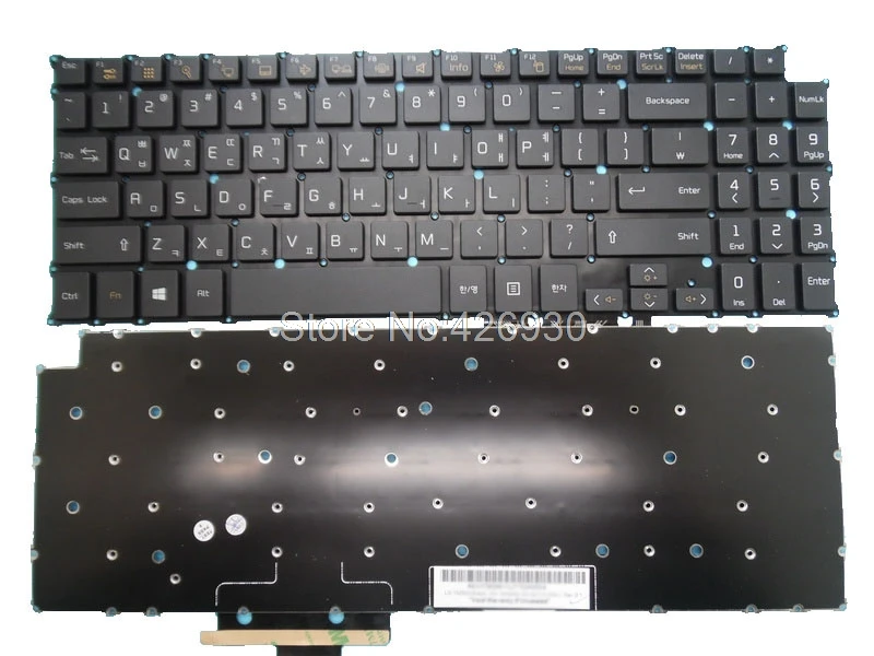

Korea KR Keyboard For LG 15Z950 15Z950-GT30K MF56L GT54K 15Z950-GT5GK GT70K 15Z950-G.AT70K 15ZD950-GX32K GX5GK GX5WK