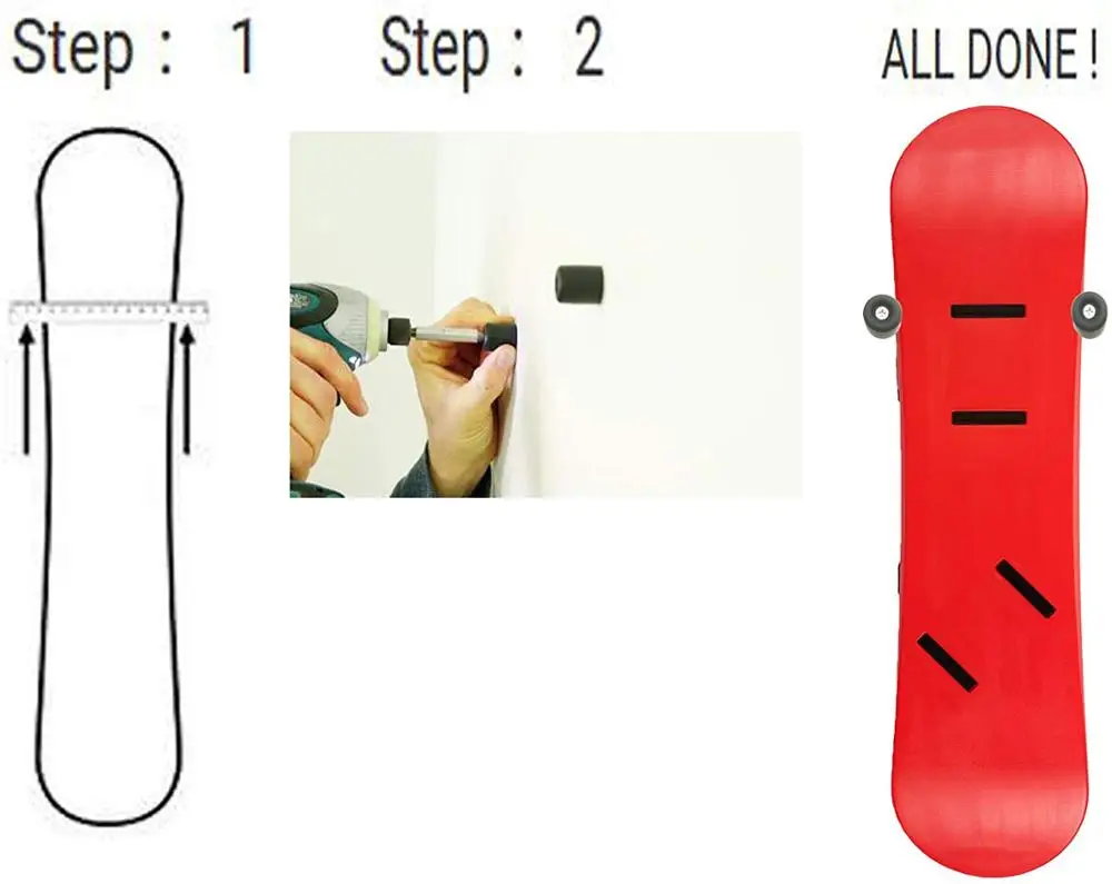 4/PK настенная вешалка для сноуборда дисплея | Вертикальное настенное крепление