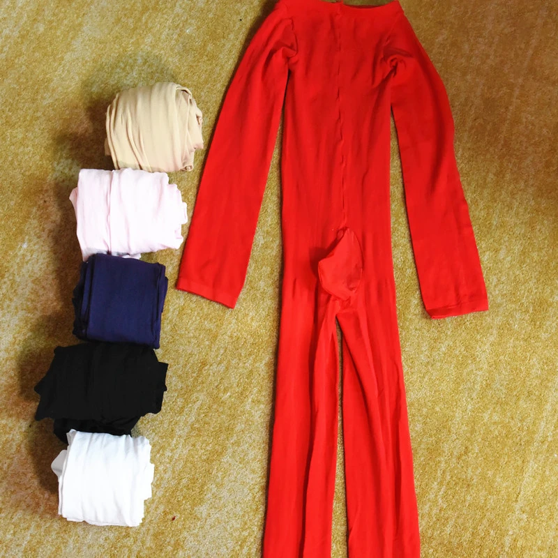 Комбинезон мужской однотонный с чулками очень большого размера | Тематическая