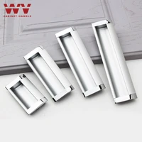 wv aluminum alloy dark handle dark buckle sliding invisible pulls sliding invisible handles concealed knob drawer embedded 320