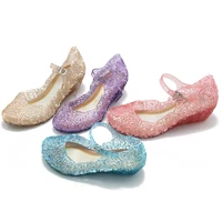 girl sandal children princess shoes elsa cinderella belle sofia rapunzel evening dancing shoe summer fancy dress up party supply