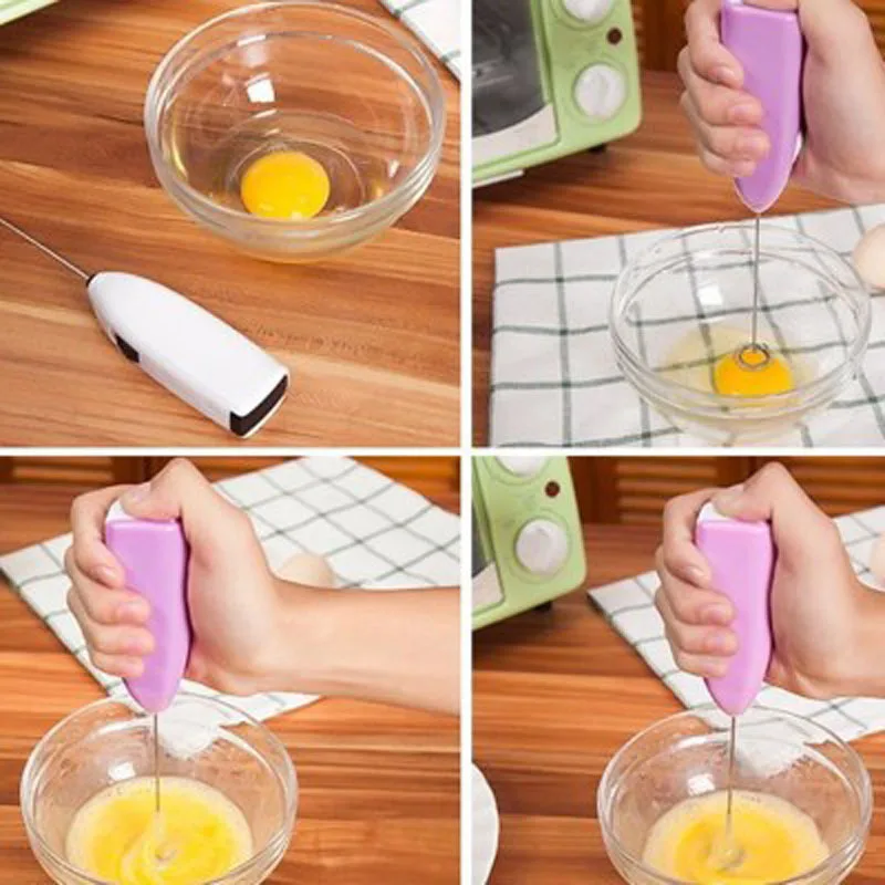 

Kitchen Mini Electromotion Eggbeater Handheld Eggbeater Quick Whisk Battery Electric Egg Beater Flour Soy Milk Coffee Stirrer