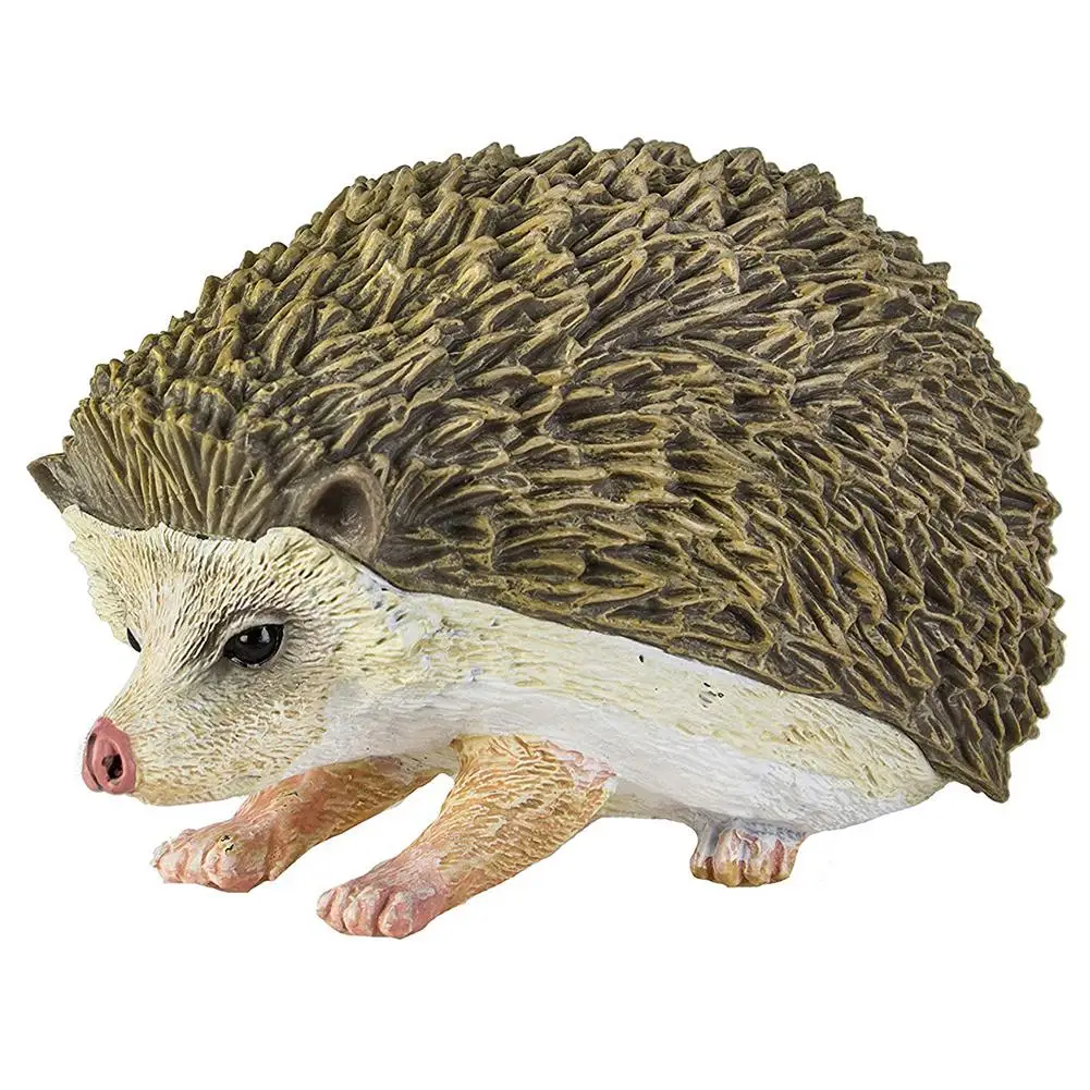 4-дюймовый фигурки животных дикий Ежик сгорбившись вниз Коллекционная Дисплей