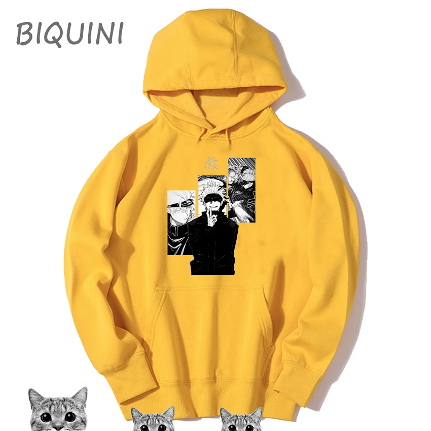 

Satori Gojo Poovuer Hoojie Hoojie Japanese Anime Spell Back To War Printed Hoodies Winter Clothes Women Plus Size Hoodies