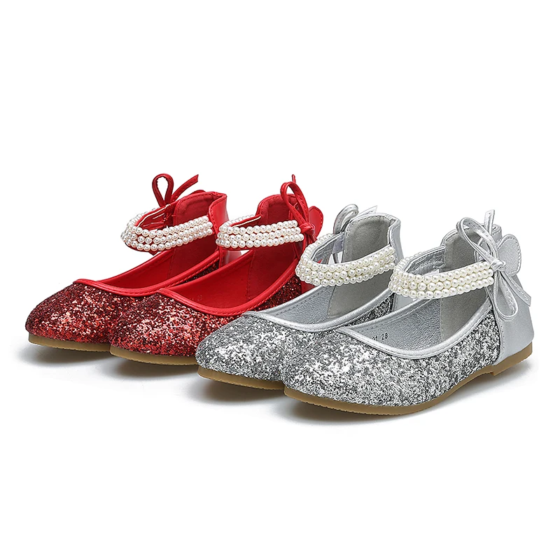 Детская обувь принцессы для маленьких девочек Повседневная из искусственной