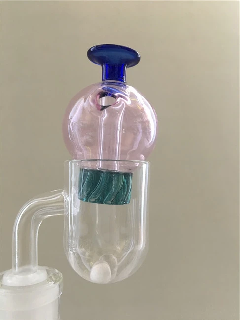 Круглый нижний кварцевый Банкер с Terp Peral Bubble Carb cap |