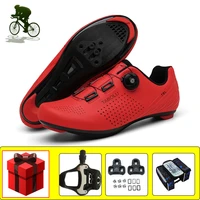 cycling shoes road zapatos ciclismo self locking breathable riding bicycle sneakers add pedals wear resistant outdoor flat shoes
