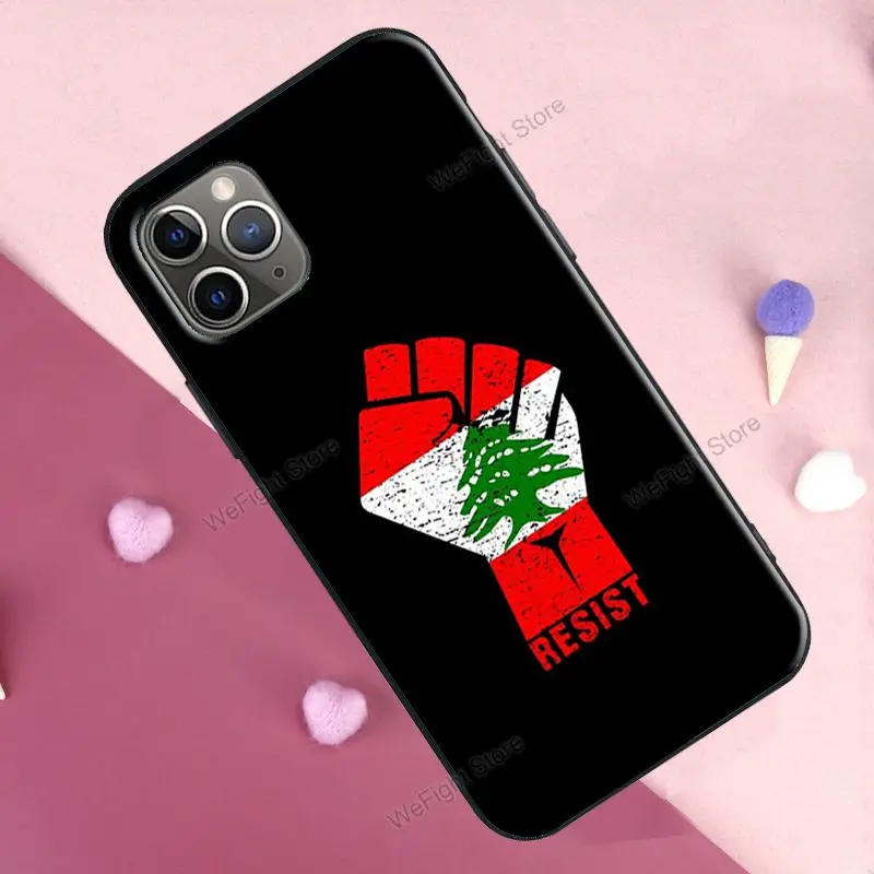 Чехол для телефона с ливанским флагом iPhone 13 11 Pro Max 12 mini X XR XS 6S 7 8 Plus SE 2020 | Мобильные