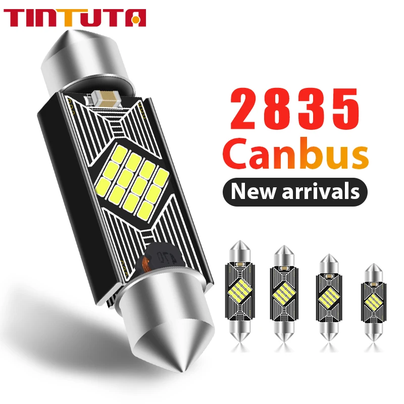 1 шт. светодиодный Canbus Festoon C5W C10W лампы 31 мм 36 мм 39 мм 41 мм 2035 12SMD автомобильный купольный светильник салона автомобиля лампы для чтения светодиодные габаритные огни s