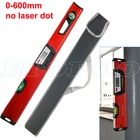 Лазерный уровень, Электронный Цифровой Инклинометр, транспортир, угломер, 60 см, магниты с ЖК-экраном и лазерным цифровым нивелиром, 600 мм