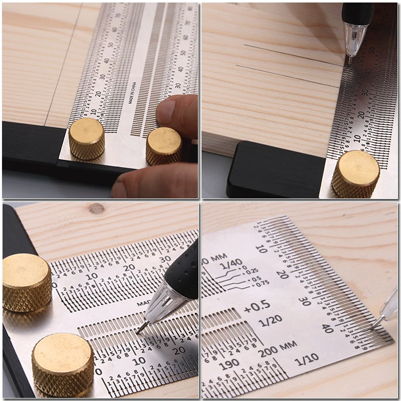 Высокоточный для пальцев искусственные бриллианты Т образный линия скребок