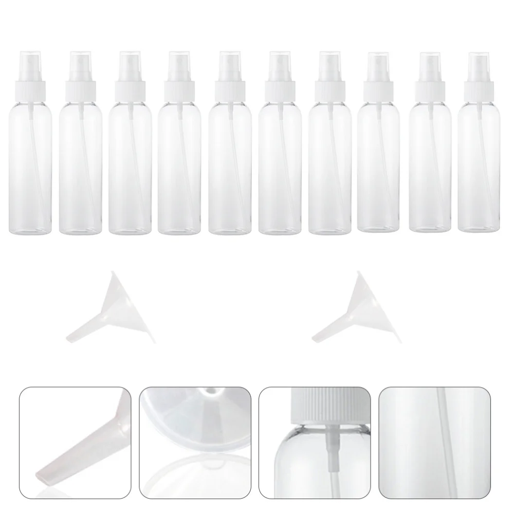 

24pcs 100ml Spray Bottles Refillable Cosmetic Bottle with Funnels