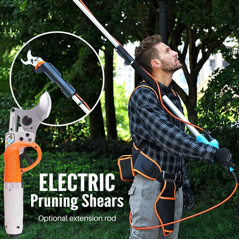 450W Electric Shears Electric Pruner for Fruit Tree Garden Scissors 36V 4400mah Lithium Battery Electric Pruning Shear Orchard