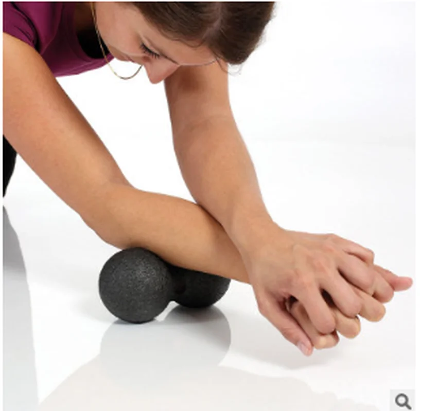 Myofascial релиз фитнес арахисовый Массажный мяч фасции массажер роликовый Пилатес Йога тренажерный зал расслабляющий тренажер фитнес-Мячи